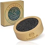 LAVADUFT® Diffuser Natürlicher Lavastein für ätherische Öle - Aromatherapie Diffusor für...