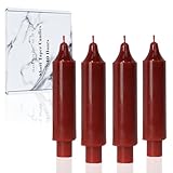 LPUSA Kurze Stabkerzen für Weihnachten, geruchlos, tropffrei, für Heimdekoration, Hochzeiten,...