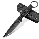 SMITH CHU Outdoor Messer Feststehende Klinge mit Kydex Scheide, hergestellt aus 5Cr15MoV Stahl,...