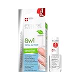 Eveline Cosmetics Nail Therapy Professional - Total Action Sensitive 8-in-1 Nagelconditioner für...