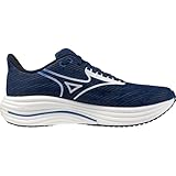 Mizuno Wave Rider 29 Herren Laufschuhe, Estate Blue/White/Lightning Yellow, Kombi Blau Weiß...