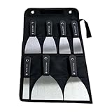 MotiveTech 7 Stück Malerspachtel Stuckateurspachtel Tapetenschaber Kittmesser mit Langlebigen...