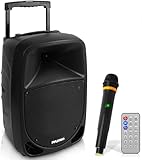 Pyle Musikbox Bluetooth Groß, Party Lautsprecher- 1000W, Partybox- mit Mikrofon, Soundbox- 10”...