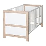 roba Babybett Malo 70 x 140 cm - Mitwachsendes Gitterbett - Höhenverstellbar - Umbaubar zum...