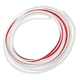 Gatuida PVC Selbstklebende Flexible Wand Deckenleiste Weiß Prägung Zierleiste Einfache DIY Montage...