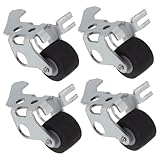 Operitacx 4 Stück Teiliges Gummipressrolle mit Eisenrahmen Andruckrolle für Tonbandgerät Radio...