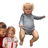 Bomefoi Wiedergeborene Babypuppen - 51 cm Bewegliche Realistische Babypuppe,Lebensechte Puppen,Für...