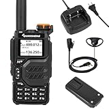QUANSHENG UV-K6 Funkgerät 5W Walkie Talkie großer Reichweite Wiederaufladbare Handfunkgerät für...