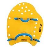 Beco 96441 Unisex – Erwachsene Power Handpaddles, Gelb/Größe S, S