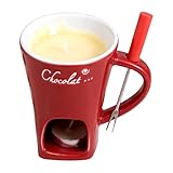 Acunny Schokofondue Tasse,Becher Zum Schmelzen Von Schokolade,Keramik Schokoladenfondue...