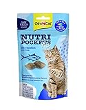 GimCat Nutri Pockets Fisch Thunfisch - Knuspriger Katzensnack mit funktionalen Inhaltsstoffen - 1...