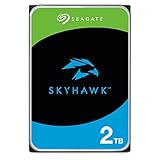 Seagate SkyHawk 2TB interne Festplatte HDD, Videoaufnahme bis zu 64 Kameras, 3.5 Zoll, 64 MB Cache,...