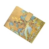 VILLFUL Retro Notizblock mit Magnetverschluss Handlicher Tagesplaner und Büro Notizbuch mit Antikem...