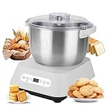 7L Vollautomatische Teigmaschine Edelstahl Teigmehl Mixer mit Fermentfunktion Knetmaschine...