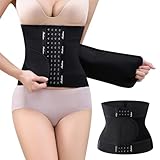 Runmeihe Waist Trainer Damen, Verstellbarer Taillen und Rücken Taillentrainer, Bauchkontrolle...