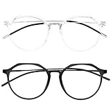 HBselect Blaulichtfilter Brille Blue Light Blocking Glasses Fensterglas für Computer Fernseher...