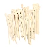 Healeved 100stücke Einweg Wachsspachtel Aus Holz Hautfreundliche Haarentfernung Waxing Spatel Mit...