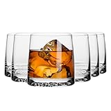 Krosno Whiskygläser | 6er-Set | 370 ML | Fjord-Kollektion | Ideal für Haushalt, Restaurant und...