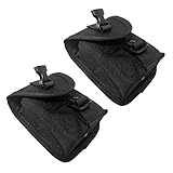 Sharplace 2er-Pack Taucher-Gewichtsgurt-Taschen Aus Verstärktem 600D Nylon-Gurtband, Schwarz,...