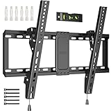 BONTEC TV Wandhalterung, Neigbare Halterung für 37-82 Zoll Flach & Curved LED/LCD/OLED/Plasma...