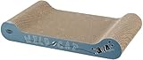 TRIXIE Kratzpappe Wild Cat mit Katzenminze - für die natürliche Krallenpflege - 41 × 7 × 24 cm -...