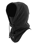 Sturmhauben für Damen Herren, Kapuzenschal Warmen Skimaske, Schwarz Balaclava, Kapuzenschal Warmen...