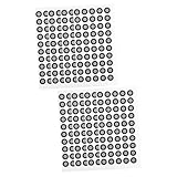 TOPBATHY 2 Sätze Laserreflektierende Markierungspunkte Marker Für Diffuse Scannen Von...