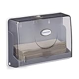 Relaxdays Papierhandtuchspender, für H2 Papierhandtücher, Wandmontage, Handtuchspender, HBT...