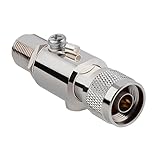 MOLUCKFU N Koaxialer Überspannungsableiter Dc Hochfrequenzschutz für Außenantennen Effizienter...