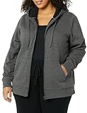 Amazon Essentials Damen Sherpa-gefütterte Fleece-Kapuzenjacke mit durchgehendem Reißverschluss...