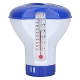 Schwimmender Spender für Chlor, Chlortabletten, 12,7 cm, Verstellbarer Chemischer Schwimmer für...