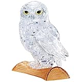 Crystal Puzzle | 3D Eule | Transparentes Design | 42 Teile | Bausatz für Kinder und Erwachsene |...
