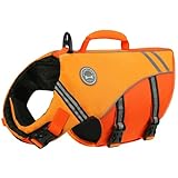 VIVAGLORY Sports Style Hundeschwimmweste, Rettungswesten Für Hunde Bootfahren, Auftrieb &...