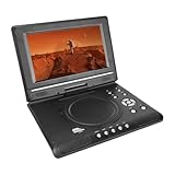 Cuifati Tragbarer 9,8-Zoll-DVD-Player mit Schwenkbarem HD-Bildschirm, Zwei Lautsprechern,...