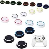 Dokeno 10 Paar Silikon Joystick Grip Kappen, Stick Kappen Thumpstick Grip Zubehör Joystick...