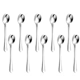 Teelöffel Espressolöffel Edelstahl Set 10 Stück kleine Löffel – ideal als Kaffeelöffel,...