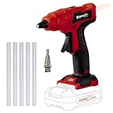 Einhell Akku-Heißklebepistole TE-CG 18 Li - Solo Power X-Change (Lithium-Ionen, in 120 Sekunden...