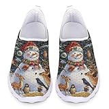 Xpyiqun Weihnachts-Sneaker, Schlupfschuhe für Damen, Tennisschuh, Weihnachts-Sneaker, Schuhe,...
