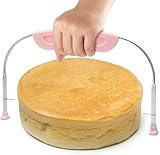 Maylatte Tortenschneider Tortenbodenschneider 28cm Edelstahl, Höhenverstellbare Tortensäge mit...