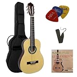 1/4 GITARRE - KONZERTGITARRE IM SET - KINDERGITARRE - CLASSIC - SUNBURST - DECKE LINDENHOLZ - TASCHE...