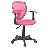 CARO-Möbel Schreibtischstuhl Kinderdrehstuhl Bürostuhl Drehstuhl Studio in pink rosa mit...