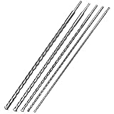 WALTER Bohrer-Set 5-teilig, 600 mm lang, Durchmesser 10/12/16/22/25 mm, Karbonstahl, Spitzen...