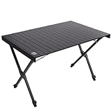 TIMBER RIDGE Campingtisch Klappbar Höhenverstellbar Klapptisch Camping Falttisch Tragbar Aluminium...