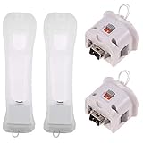 Zerone 2 PCS Motion Plus Adapter mit Silikonhülle für Wii Remote Controller Externer Remote Motion...