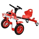 Generisch Drift-Tretauto für Kinder, mit 360-Grad-Omnirad, Tretfahrzeuge für Kinder mit...