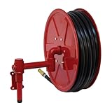 BADIKA Schlauchaufroller 2025Customized Edelstahl Luft & Wasser Schlauchtrommel Handbuch 20M/25M/30M...