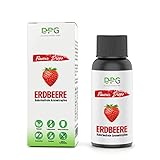 DPG Strawberry Flavour Drops - Sucralose Aroma Drops mit Erdbeergeschmack für Shakes, Drinks,...