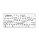Logitech Pebble Keys 2 K380s, kabellose Multi-Device Bluetooth-Tastatur mit anpassbaren...