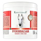 Kräuterhof® Pferdebalsam Wärmend & Extra Stark – Wärmendes Massagegel Für Müde Muskeln &...