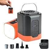 Airburst Pro – Compact Electric Pump with Vacuum & Led Light, Elektrische Luftpumpe, Tragbare...